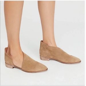 Free People Royale Suede Slip On Flats